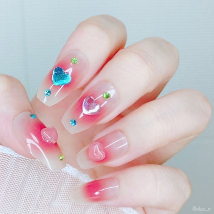 ネイルチップ/SHEIN/ネイルチップ・パーツを使ったクチコミ(4枚目)