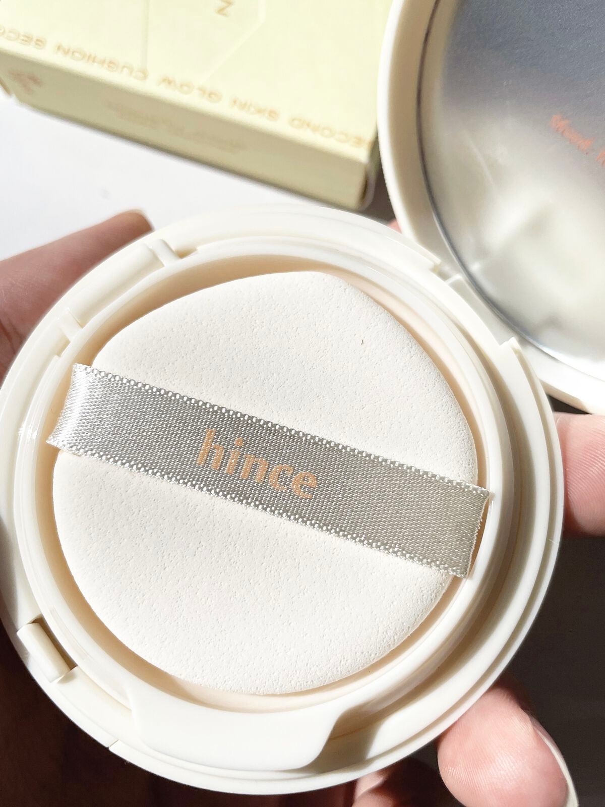 セカンドスキングロウクッション/hince/クッションファンデーションを使ったクチコミ(3枚目)