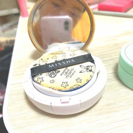 M クッション ファンデーション(モイスチャー)/MISSHA/クッションファンデーションを使ったクチコミ(2枚目)
