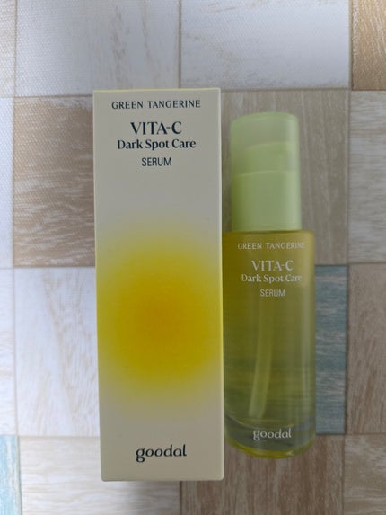 グリーンタンジェリン ビタC ダークスポットケアセラム/goodal/美容液を使ったクチコミ(1枚目)