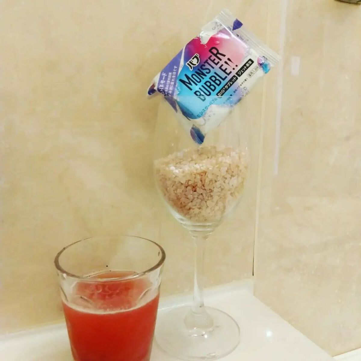 モンスターバブル NIGHTモード /バブ/炭酸系入浴剤を使ったクチコミ（2枚目）