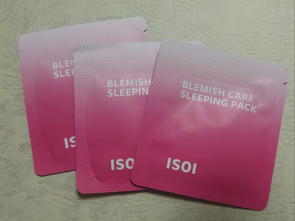 ブレミッシュケア スリーピングパック/ISOI/フェイスクリームを使ったクチコミ(1枚目)