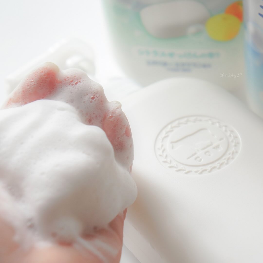 ミルキィボディソープ やさしいせっけんの香り/ミルキィ/ボディソープを使ったクチコミ（3枚目）