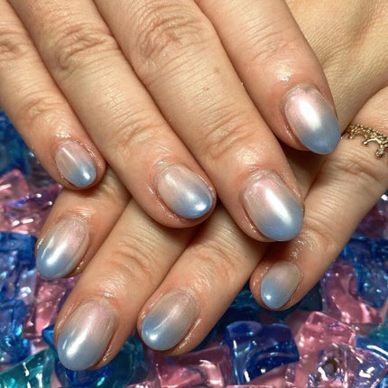 ちっちみ🩵ブルベ冬×フェミニン on LIPS 「♡#フォローミー♡@chicchimity🕊𓂃𓈒𓏸ネイルネイ..」(5枚目)