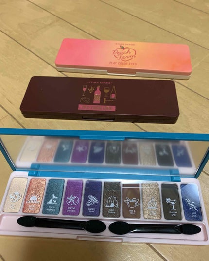 プレイカラー アイシャドウ ビーチパーティー/ETUDE/アイシャドウパレットを使ったクチコミ(1枚目)