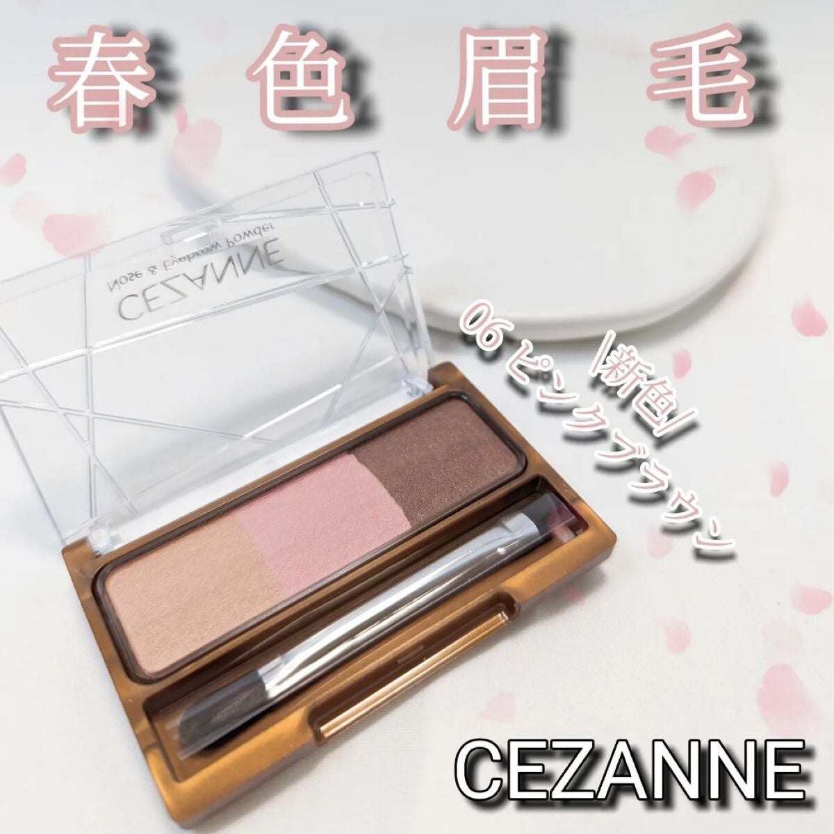 ノーズ&アイブロウパウダー/CEZANNE/パウダーアイブロウを使ったクチコミ(1枚目)