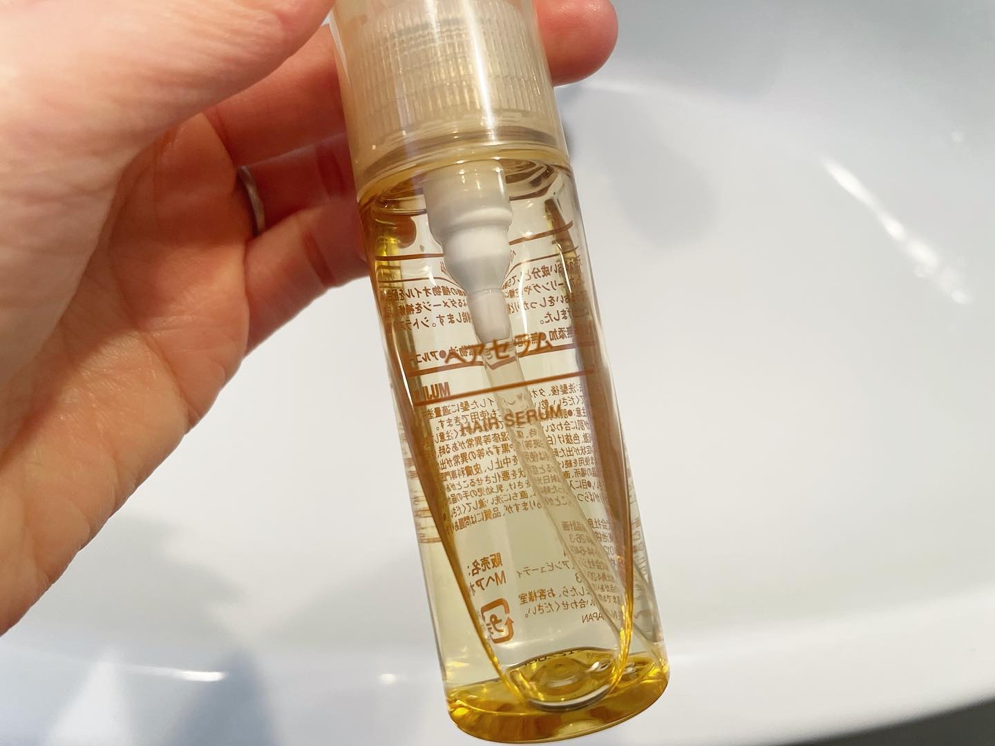 ヘアセラム/無印良品/ヘアオイルを使ったクチコミ（2枚目）