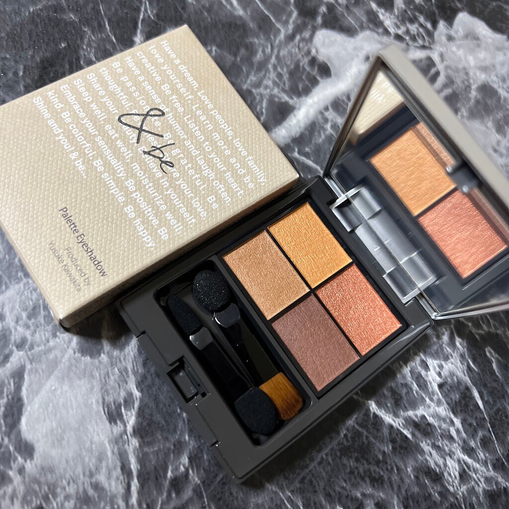 パレットアイシャドウ/&be/アイシャドウパレットを使ったクチコミ(1枚目)