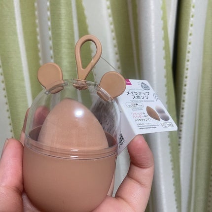 メイクアップスポンジ(ケース付き)/DAISO/その他を使ったクチコミ(1枚目)