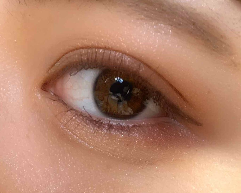 UR GLAM　POWDER EYESHADOW/U R GLAM/単色アイシャドウを使ったクチコミ（2枚目）