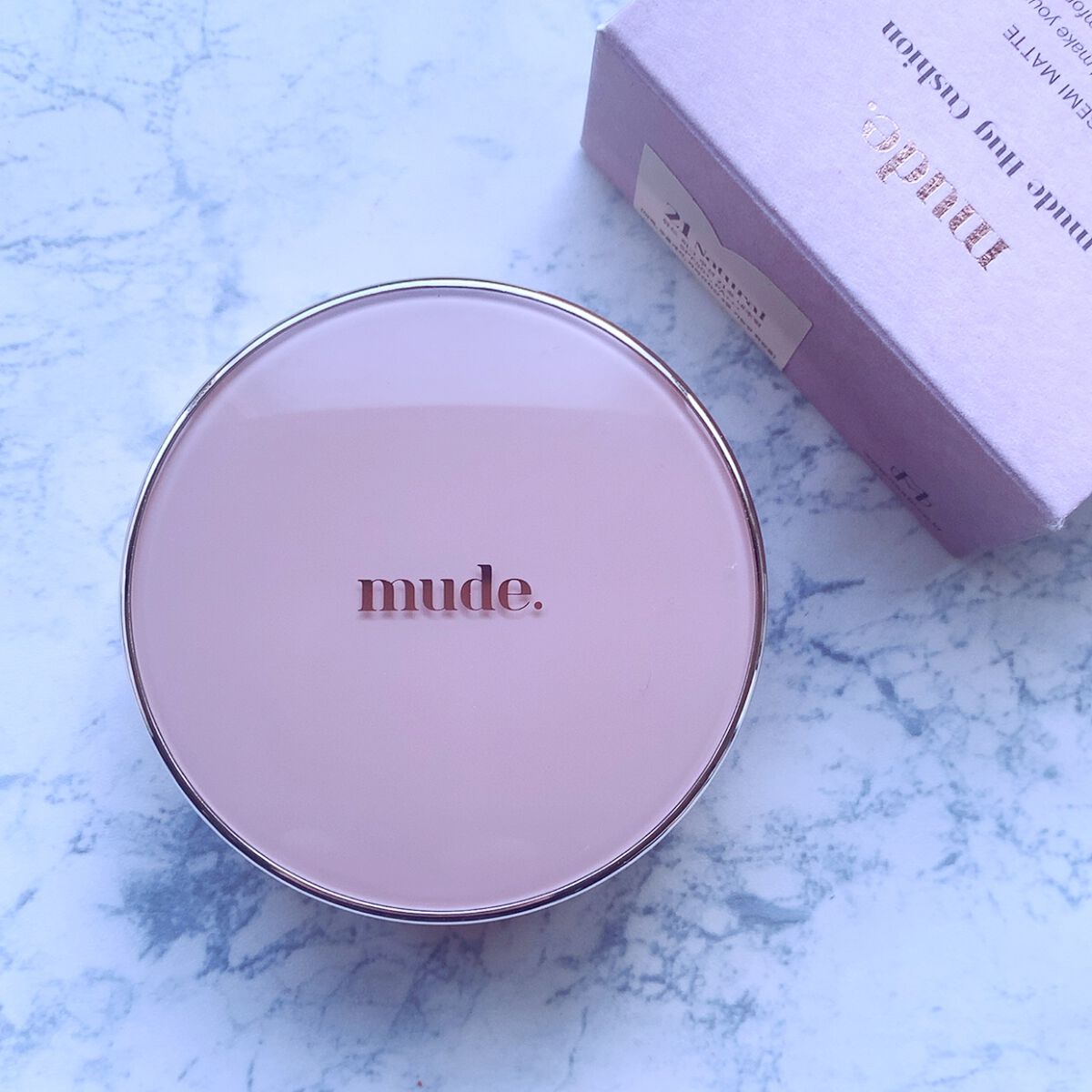 ハグクッション/mude./クッションファンデーションを使ったクチコミ（3枚目）