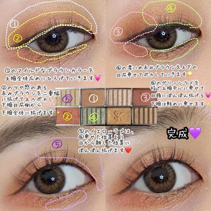 SAINKO ベルベットアイシャドウパレット/SAINKO/アイシャドウパレットを使ったクチコミ(2枚目)