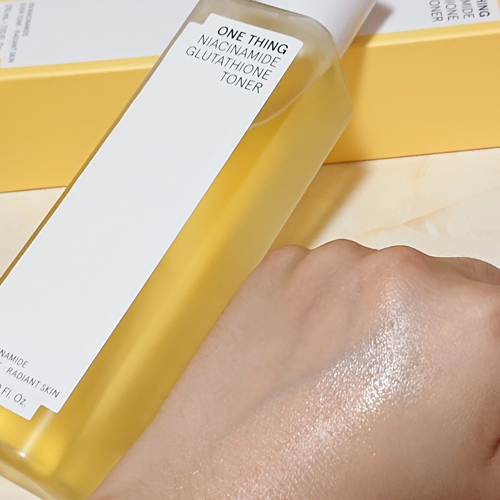 ナイアシンアミドグルタチオントナー/ONE THING/化粧水を使ったクチコミ（1枚目）