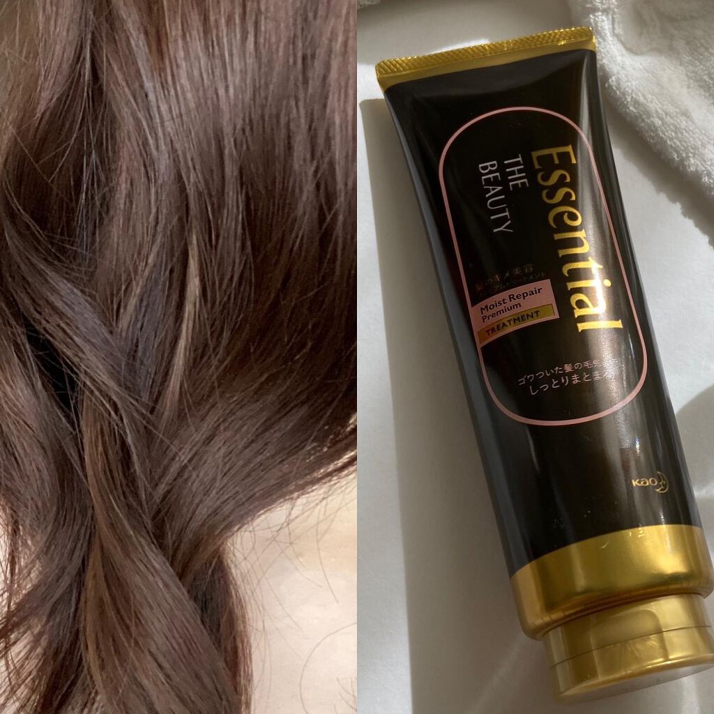 THE BEAUTY 髪のキメ美容プレミアムトリートメント<モイストリペアプレミアム>/エッセンシャル/洗い流すヘアトリートメントを使ったクチコミ(3枚目)