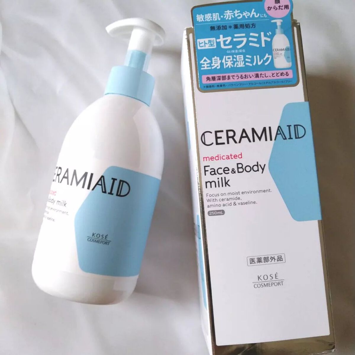 セラミエイド 薬用スキンミルク/セラミエイド/ボディミルクを使ったクチコミ(1枚目)