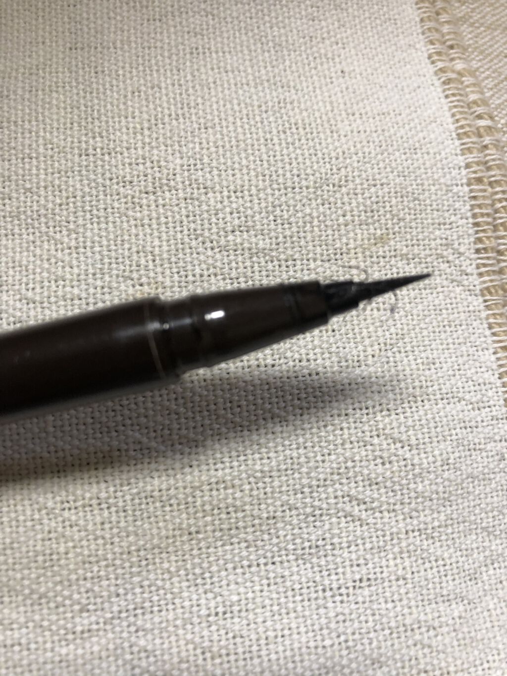 【旧品】シルキーリキッドアイライナーWP ナチュラルブラウン/D-UP/リキッドアイライナーを使ったクチコミ（2枚目）
