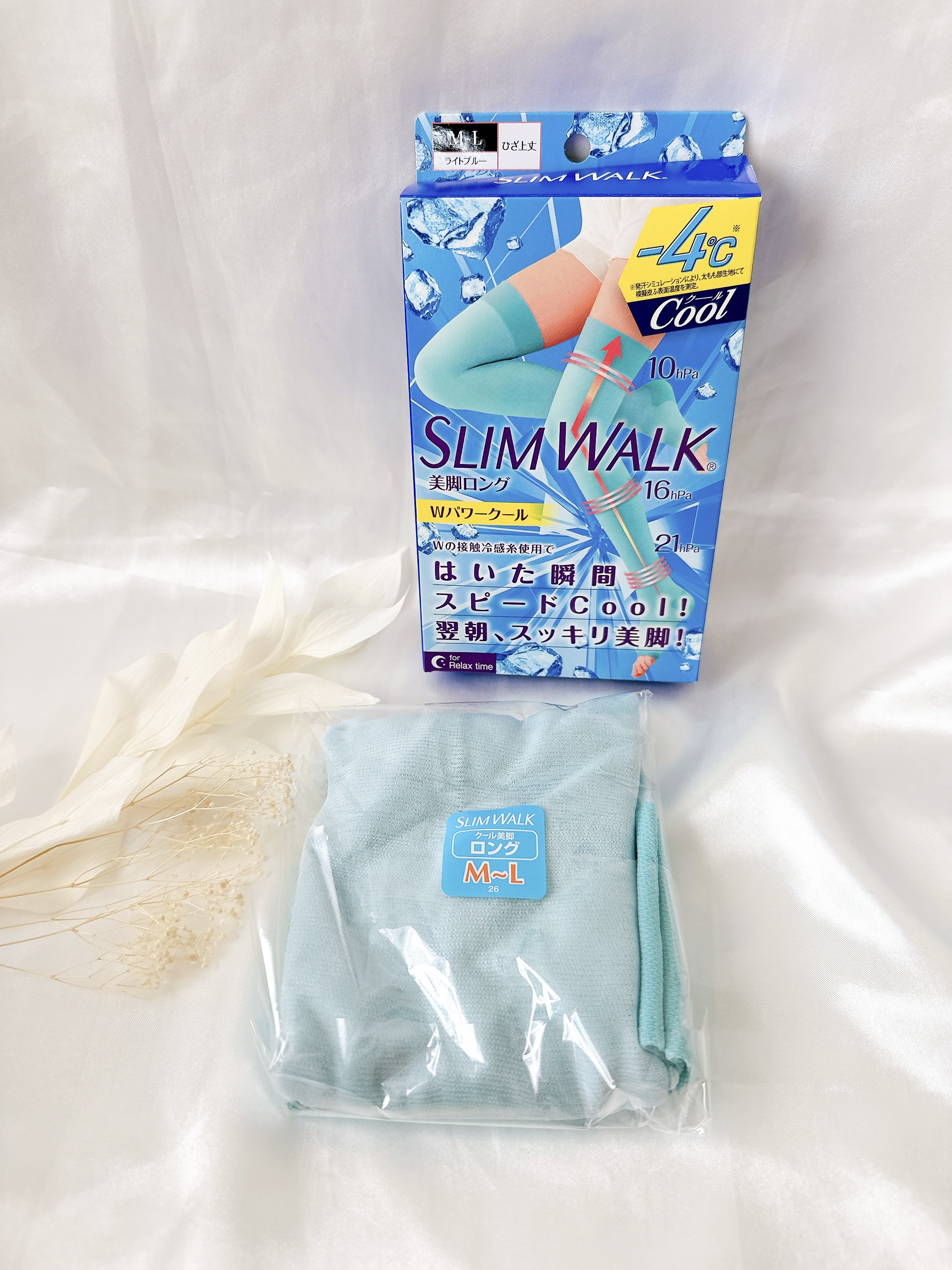 美脚ロング 朝までクール/SLIMWALK/着圧ソックス・レギンスを使ったクチコミ（3枚目）