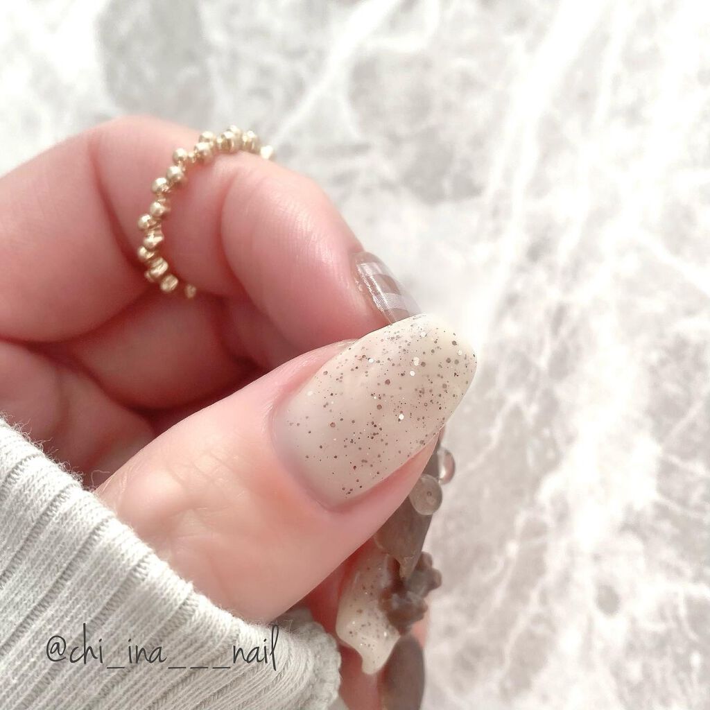 ジェルネイル（ライト対応）/セリア/ジェルネイルを使ったクチコミ（2枚目）