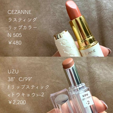  38°C / 99°F Lipstick <TOKYO>/UZU BY FLOWFUSHI/口紅を使ったクチコミ（2枚目）