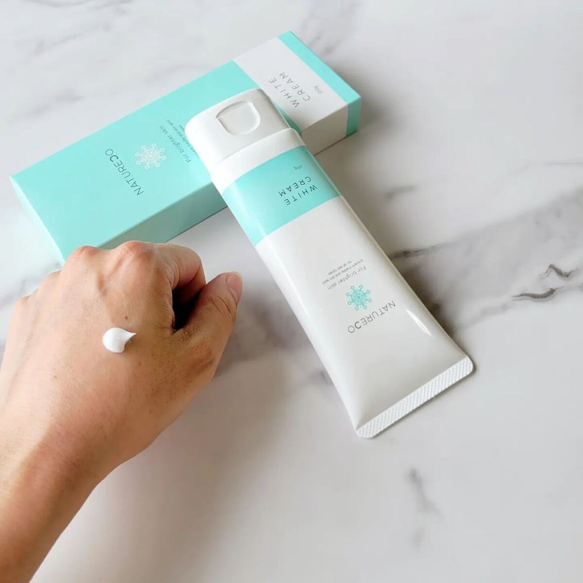 薬用ホワイトクリーム/natureco/ボディクリームを使ったクチコミ（3枚目）