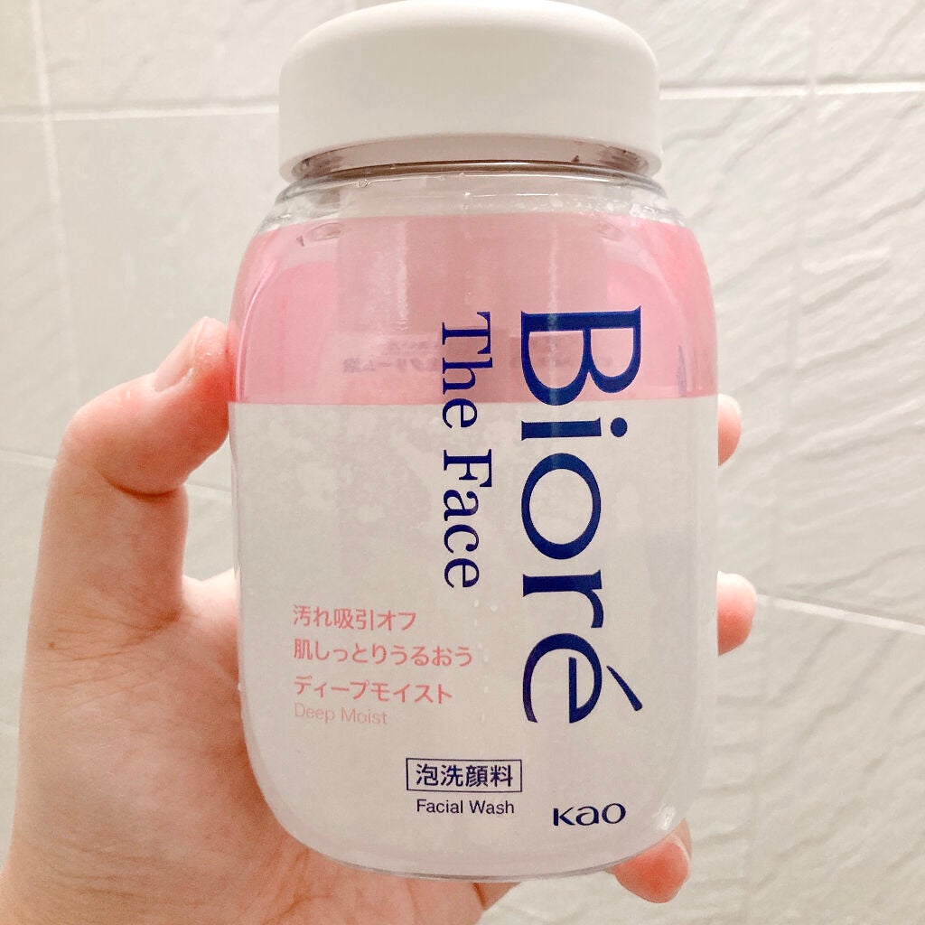 ビオレ ザフェイス 泡洗顔料 ディープモイスト/ビオレ/泡洗顔を使ったクチコミ(3枚目)