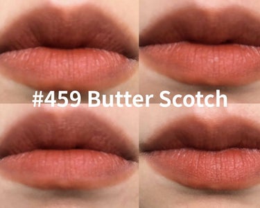 センシュアルスパイシーヌードボリュームマット 459 Butter Scotch/HERA/口紅を使ったクチコミ（3枚目）