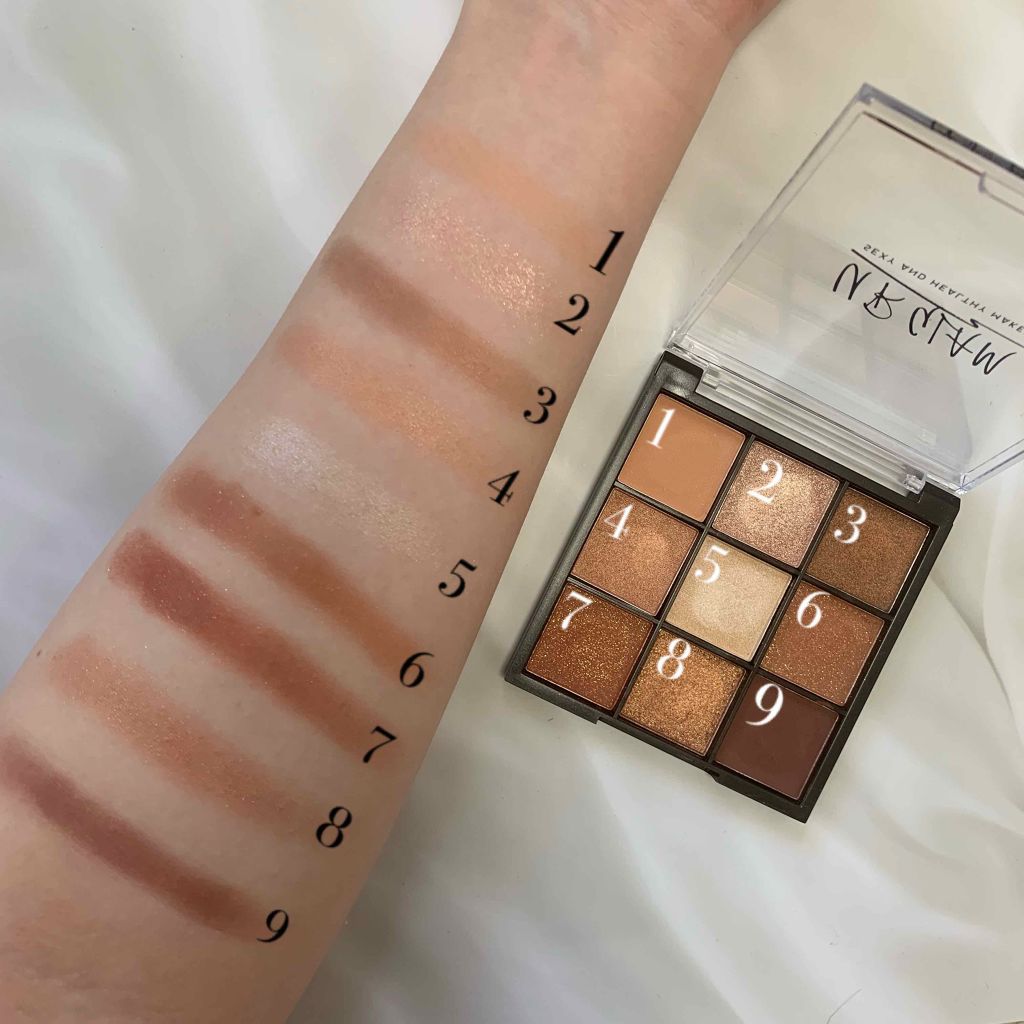 UR GLAM　BLOOMING EYE COLOR PALETTE/U R GLAM/アイシャドウパレットを使ったクチコミ（3枚目）