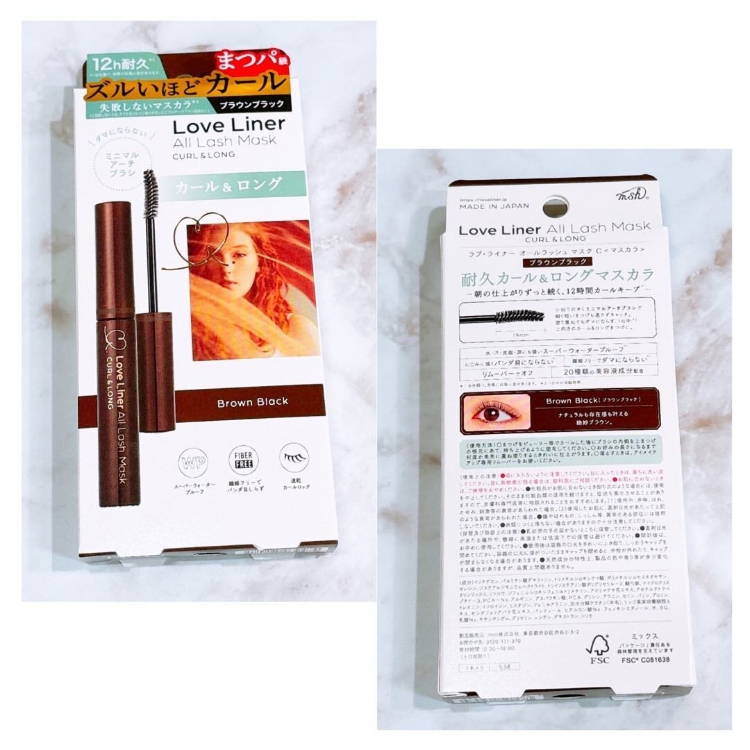 オールラッシュ マスク カール&ロング<マスカラ>/ラブ・ライナー/マスカラを使ったクチコミ(2枚目)