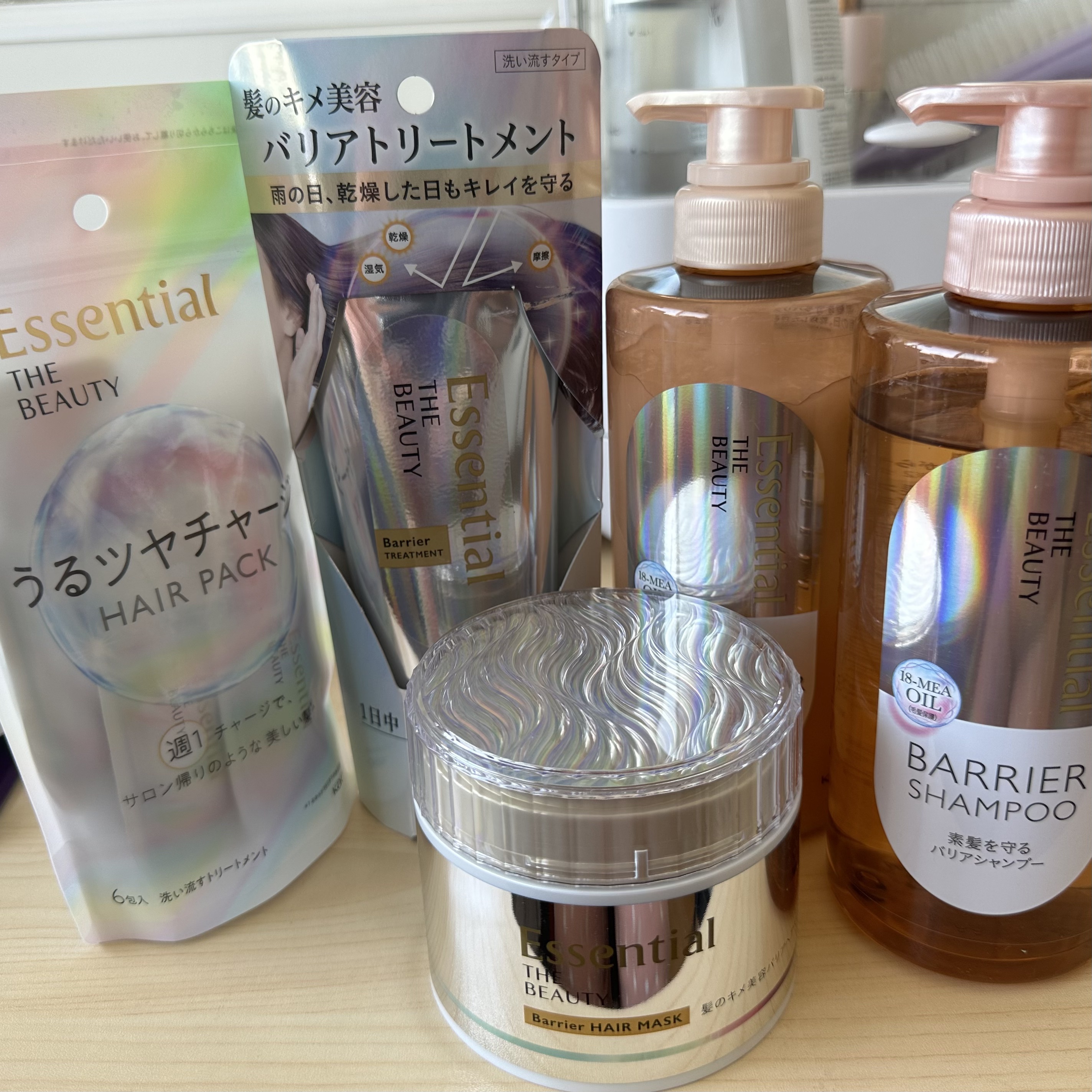髪のキメ美容バリアトリートメント/エッセンシャル/洗い流すヘアトリートメントを使ったクチコミ（1枚目）