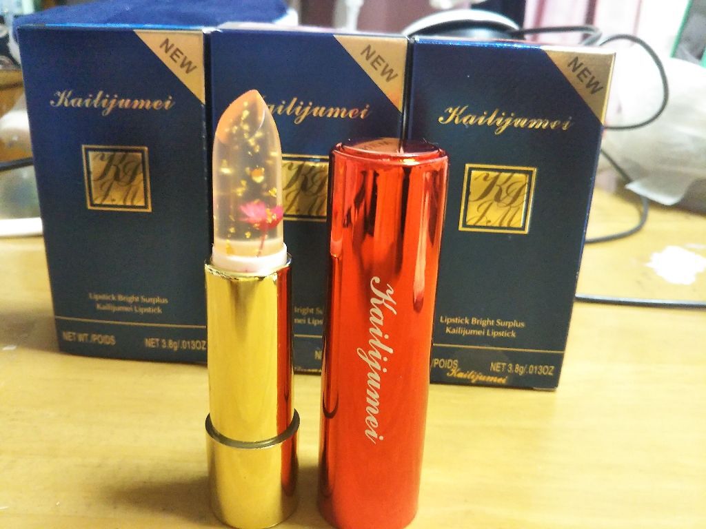 フラワーリップスティック/Kailijumei/口紅を使ったクチコミ（1枚目）