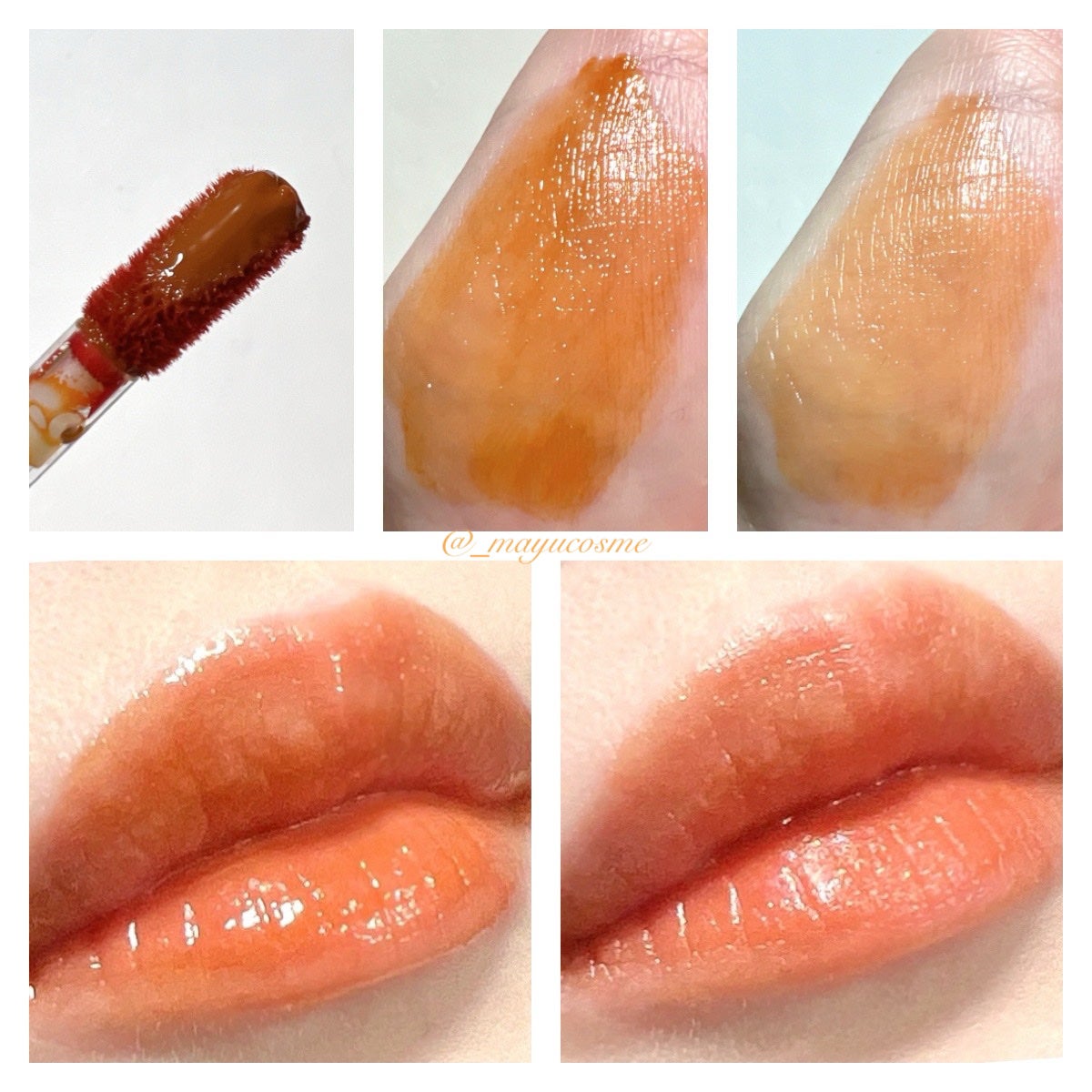 Melty flower lip tint/haomii/口紅を使ったクチコミ(2枚目)