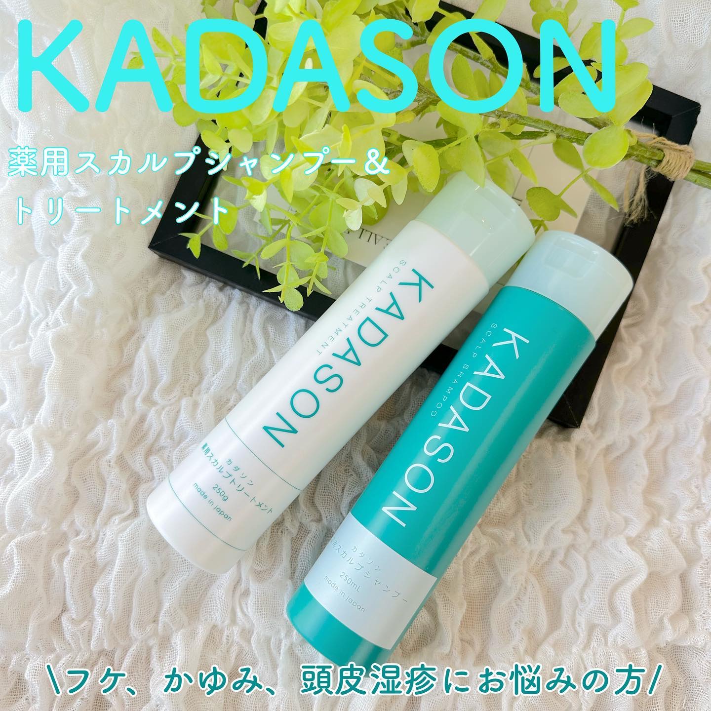 薬用スカルプシャンプー/トリートメント シャンプー/KADASON (カダソン)/市販シャンプーを使ったクチコミ（1枚目）