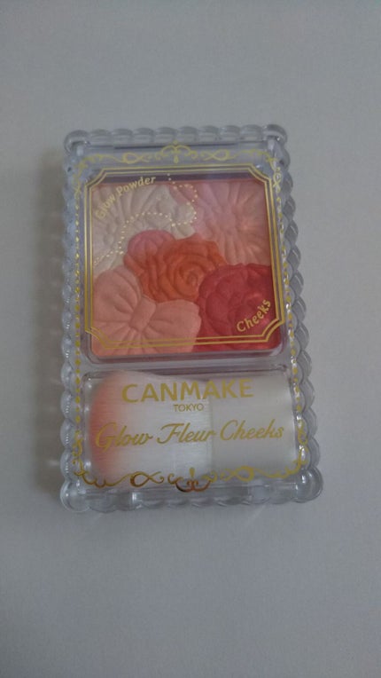 グロウフルールチークス/キャンメイク/パウダーチークを使ったクチコミ(1枚目)
