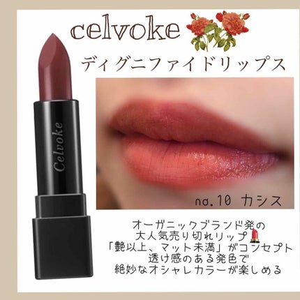 ディグニファイド リップス/Celvoke/口紅を使ったクチコミ(1枚目)