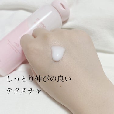 ももぷり 潤い乳液のクチコミ「私の朝のスキンケアは専らコレです🍑

ももぷり　潤い乳液

桃が大好きというのもあるんですが、.....」（2枚目）