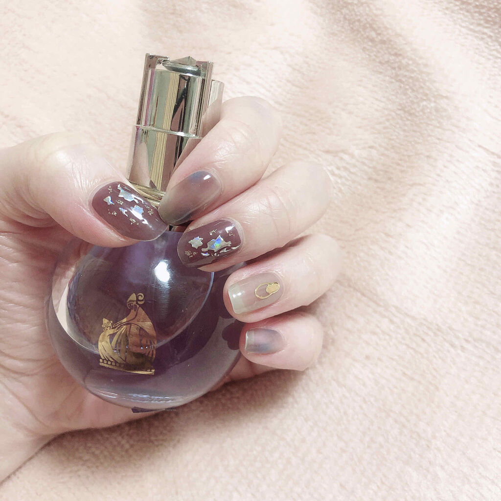 ネイルシール/Qoo10/ネイルシールを使ったクチコミ（1枚目）