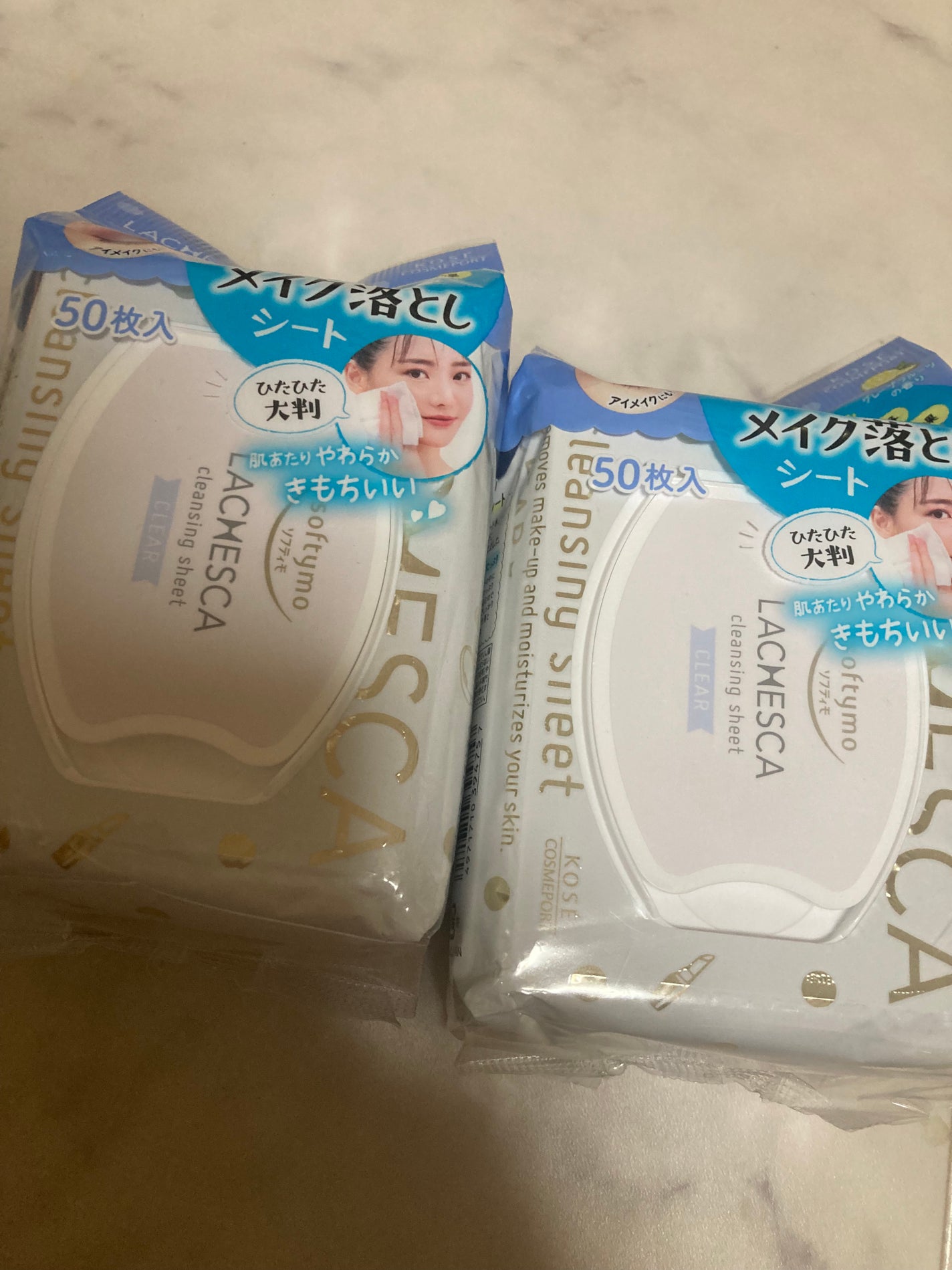 水クレンジングシート(クリア)/ラチェスカ/クレンジングシートを使ったクチコミ(1枚目)