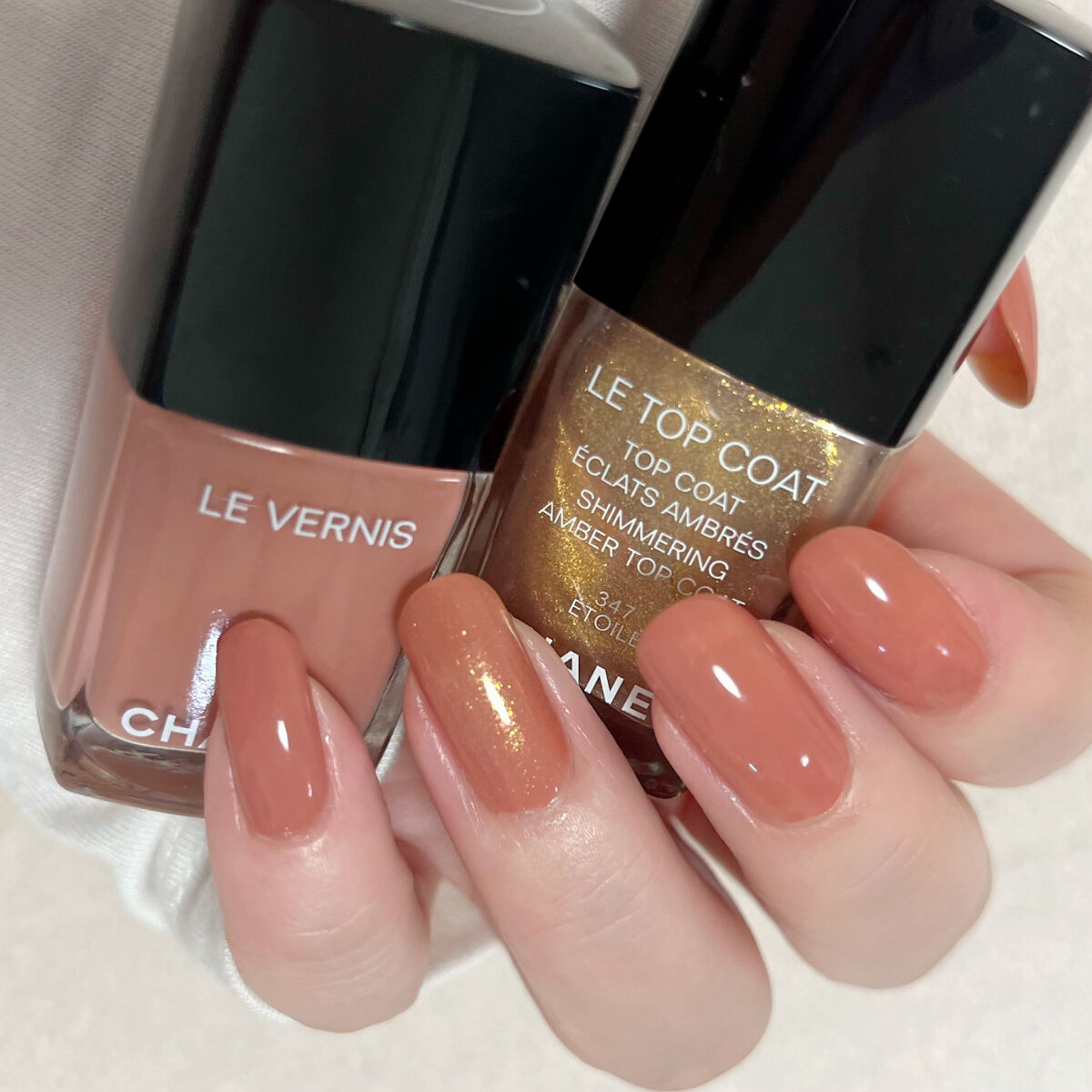 ヴェルニ ロング トゥニュ 941 スポンタネ＜数量限定色＞/CHANEL/マニキュアを使ったクチコミ（1枚目）