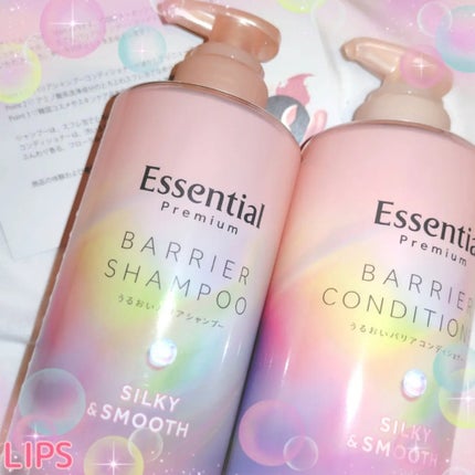 エッセンシャルプレミアム バリアシャンプー・コンディショナー シルキー&スムース/エッセンシャル/市販シャンプーを使ったクチコミ(1枚目)