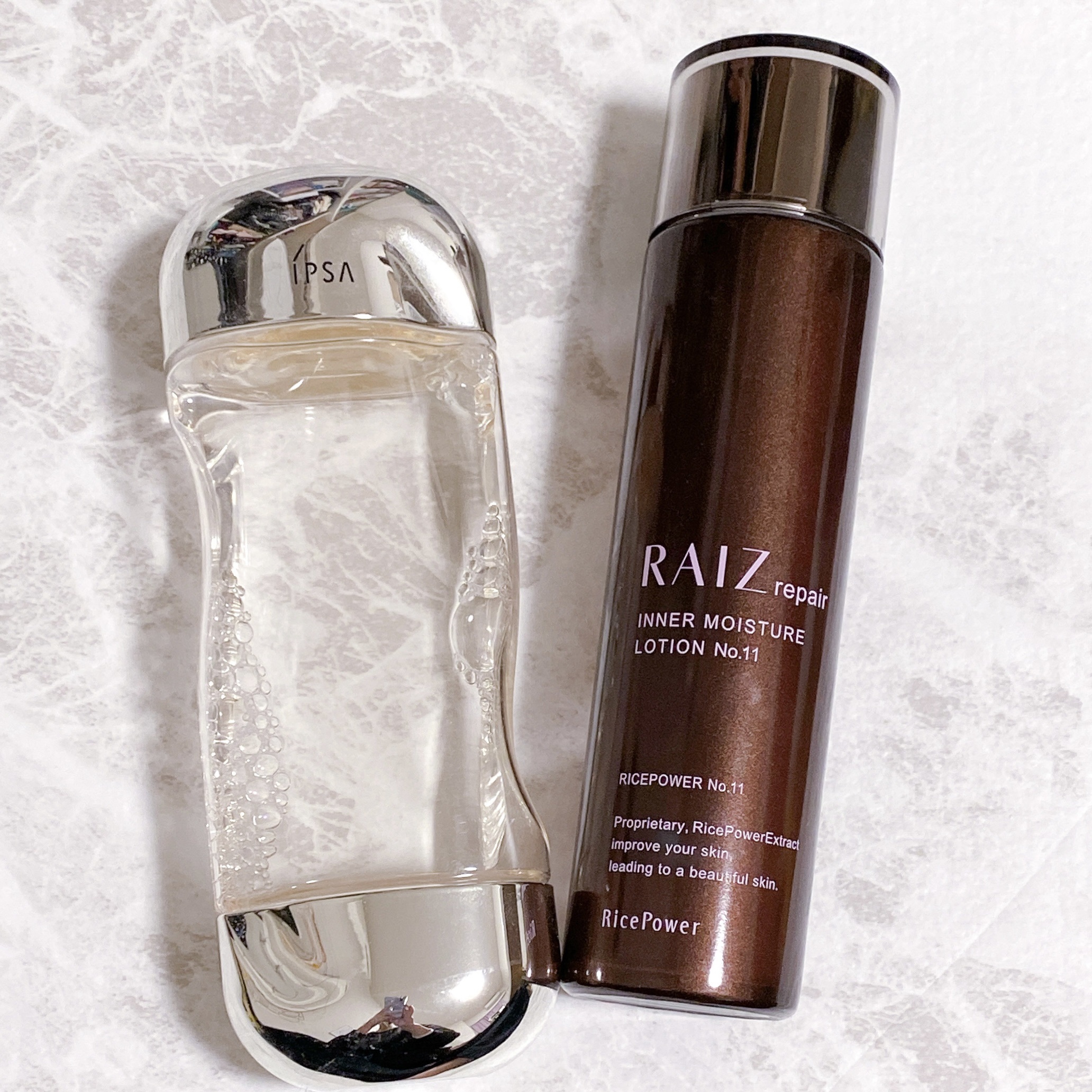 ⭐️RAIZ repair
インナーモイスチュアエッセンス No.11

↑使い切りました🧚🏻‍♀️
大好きすぎて飲みたいレベルの化粧水🥺
これがあれば安心して冬を越せる！
1番信頼してるスキンケアです💕

彼氏のクリスマスプレゼン