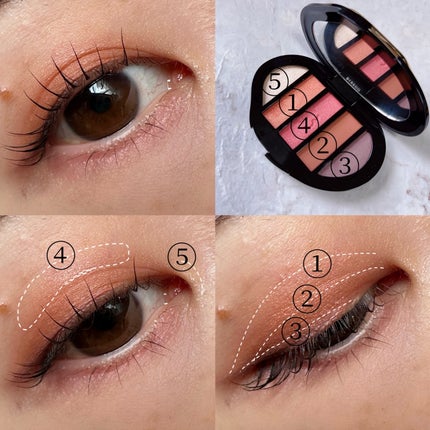 Eyeshadow 5 Colour Compacts/BYREDO/アイシャドウパレットを使ったクチコミ(5枚目)