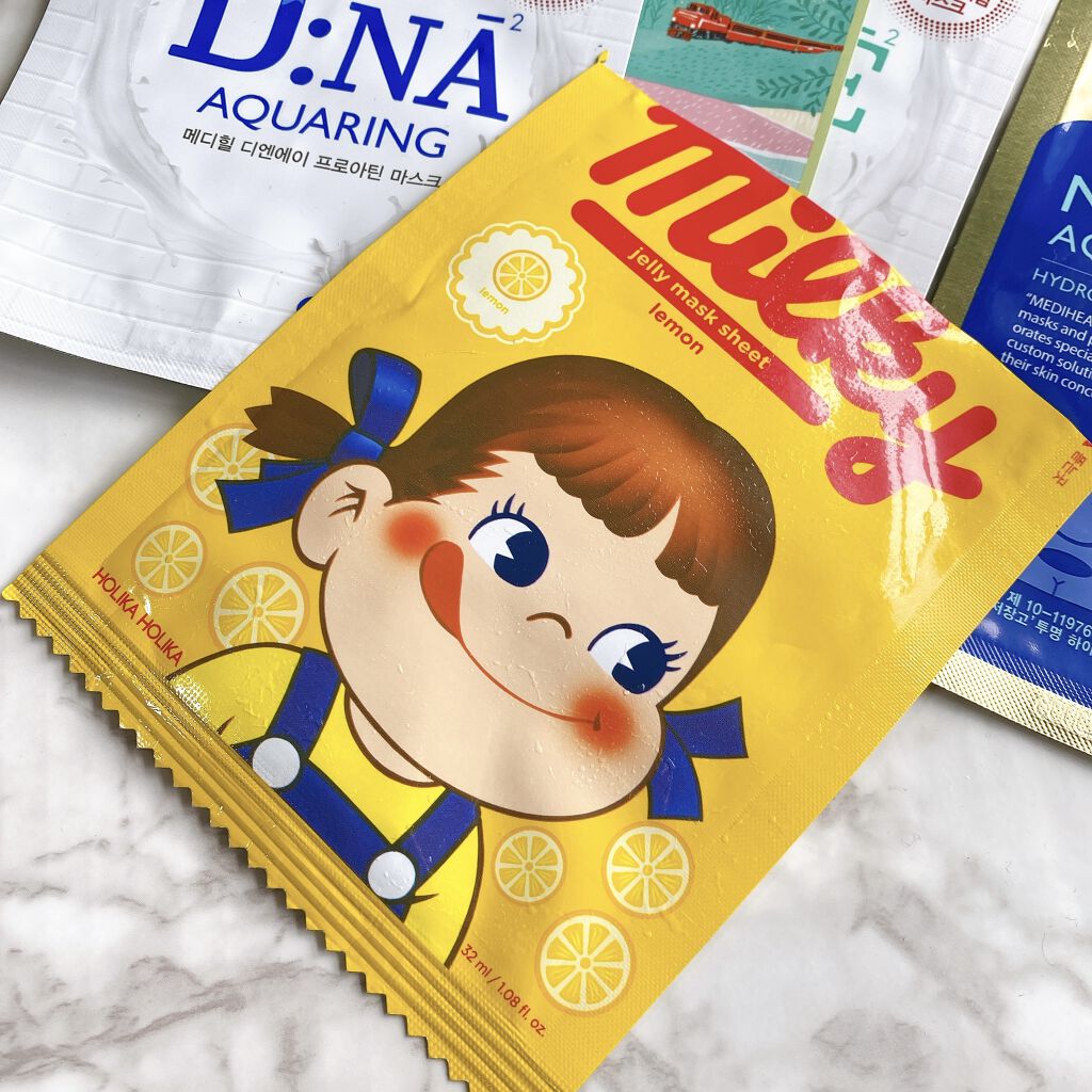 スウィートペコエディション ピュアエッセンスゼリーマスクシート/HOLIKA HOLIKA/シートマスク・パックを使ったクチコミ（1枚目）