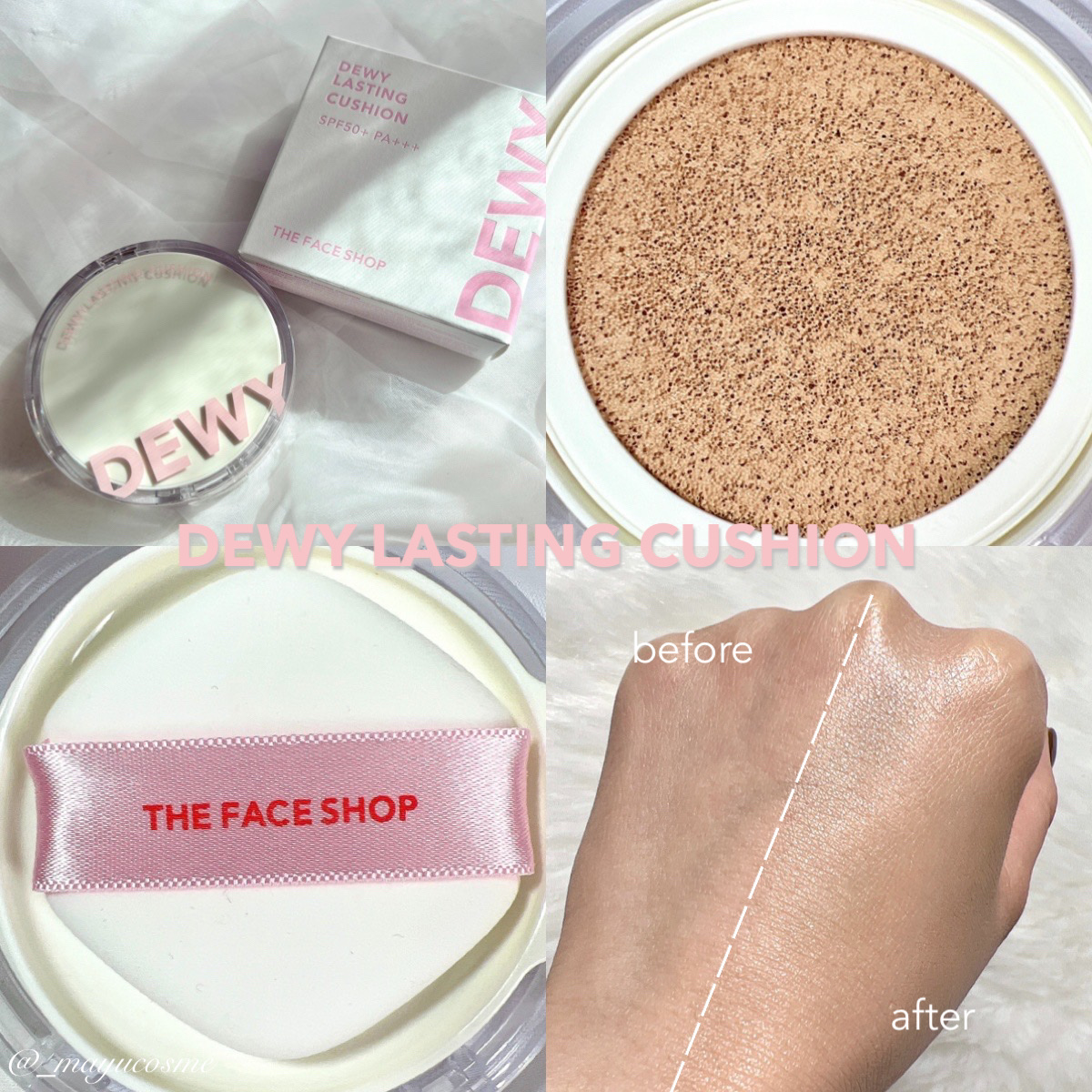 パステルクッションブラッシャー/THE FACE SHOP/パウダーチークを使ったクチコミ（2枚目）