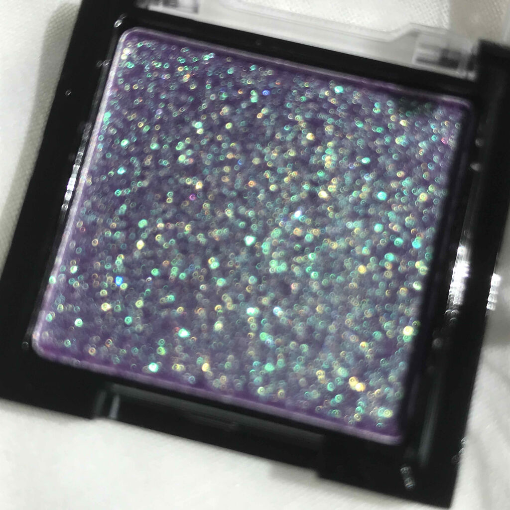UR GLAM　POWDER EYESHADOW オーロラパープル/U R GLAM/単色アイシャドウを使ったクチコミ（3枚目）