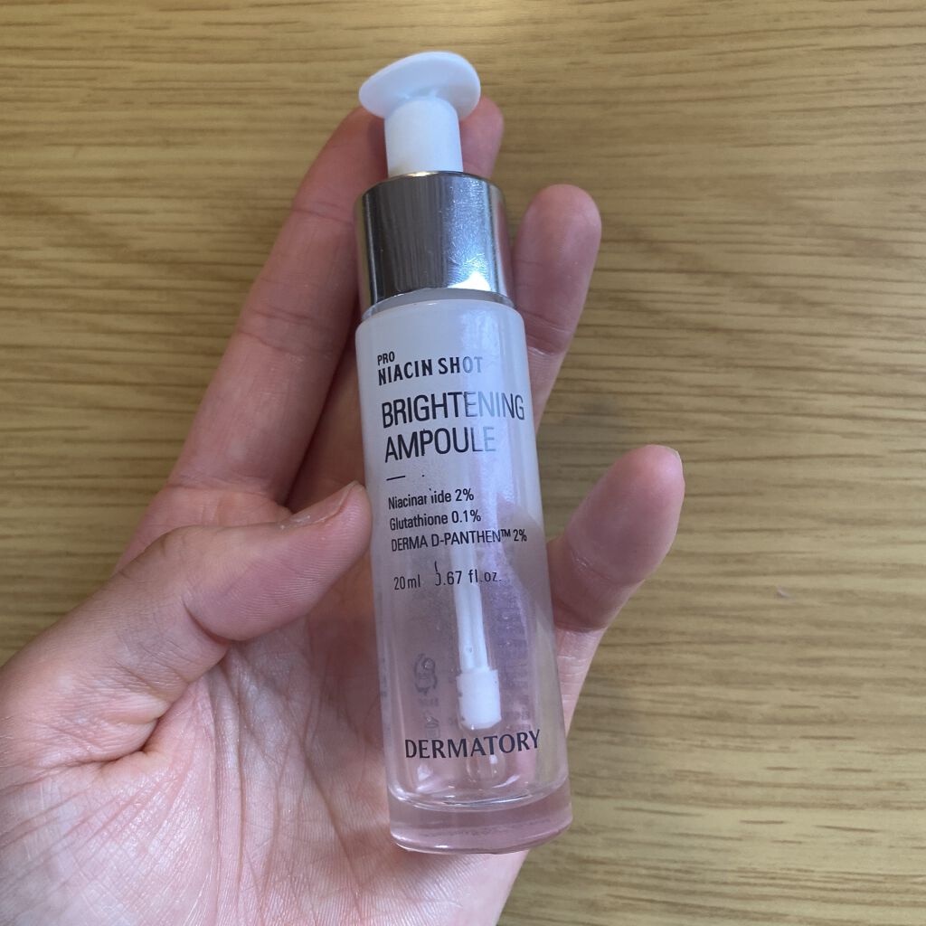 プロナイアシンショット ブライトニングアンプル/Dermatory/美容液を使ったクチコミ（1枚目）