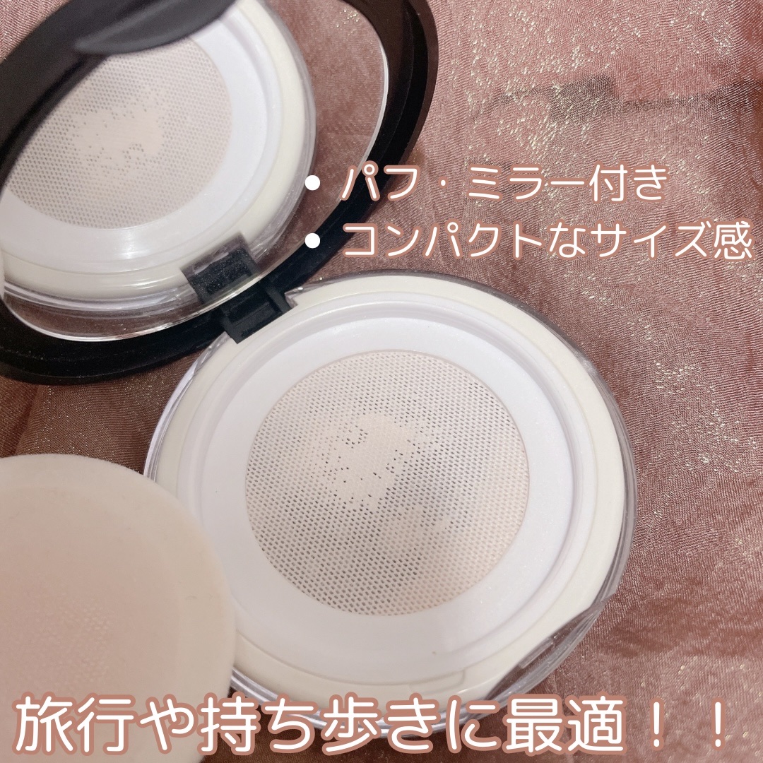 ミラー付きパウダーケース/DAISO/その他化粧小物を使ったクチコミ（2枚目）