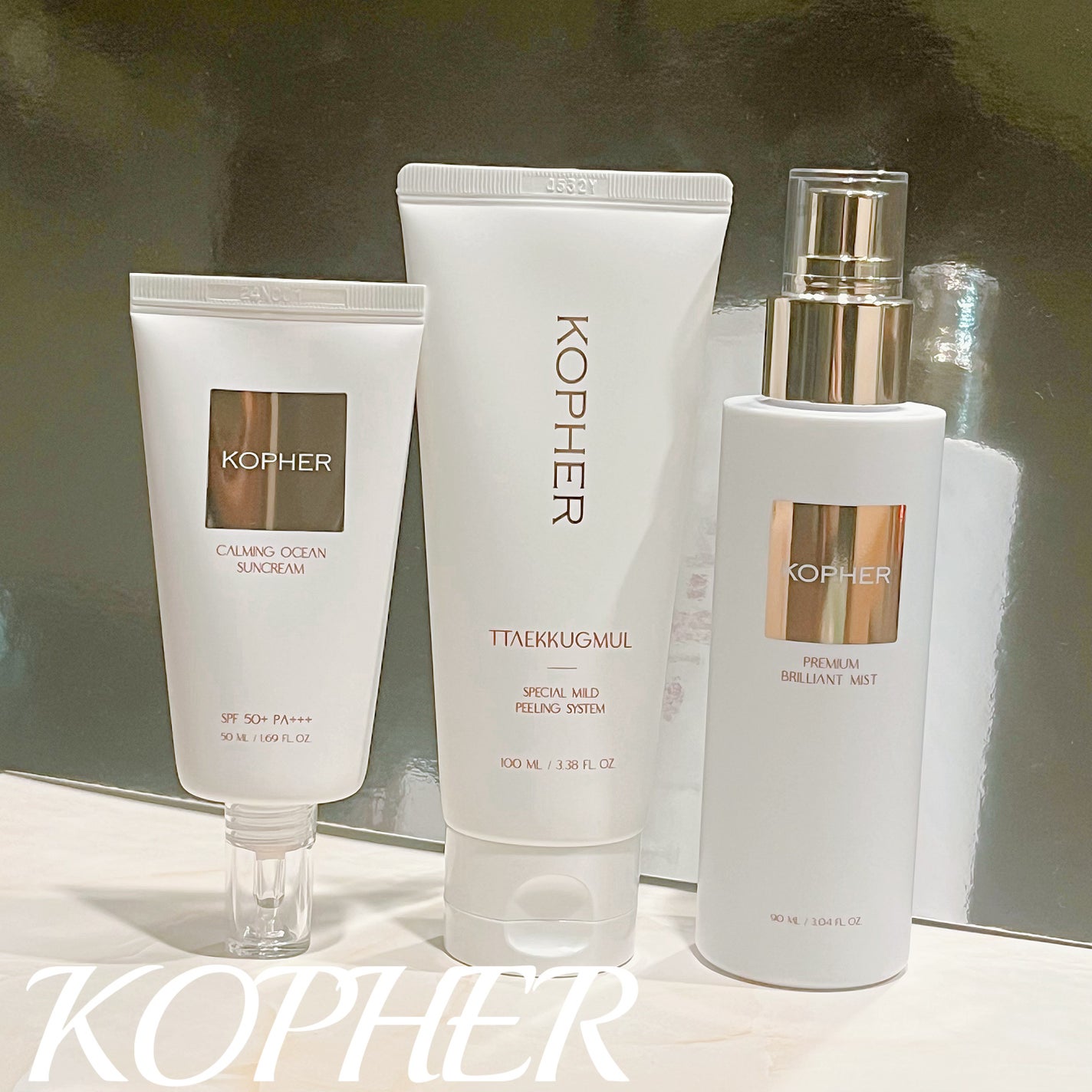 CALMING OCEAN SUNCREAM/KOPHER/日焼け止めクリームを使ったクチコミ(1枚目)