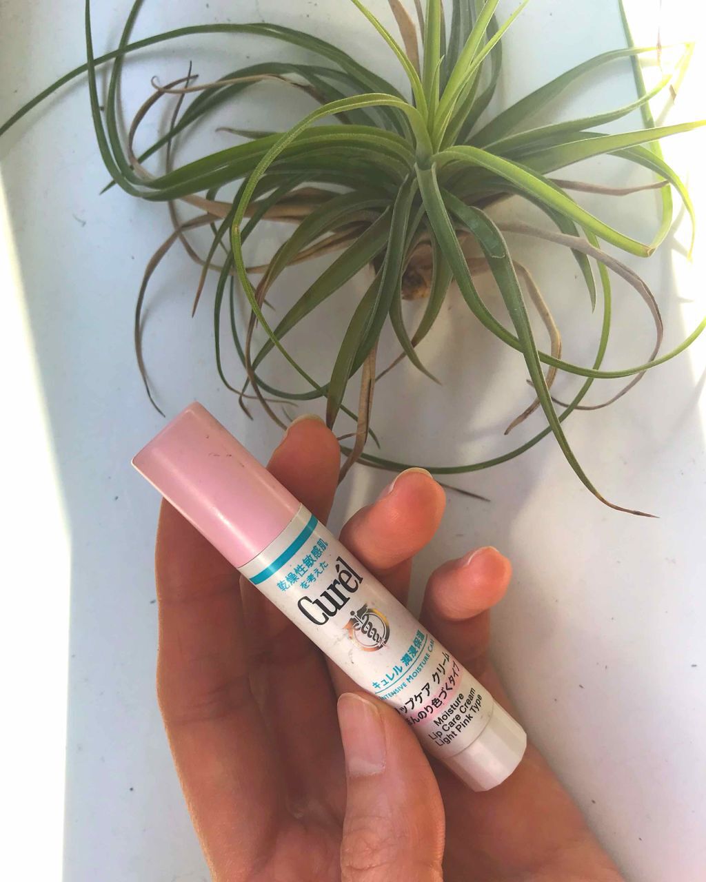 リップケア クリーム ほんのり色づくタイプ/キュレル/リップケアを使ったクチコミ（1枚目）