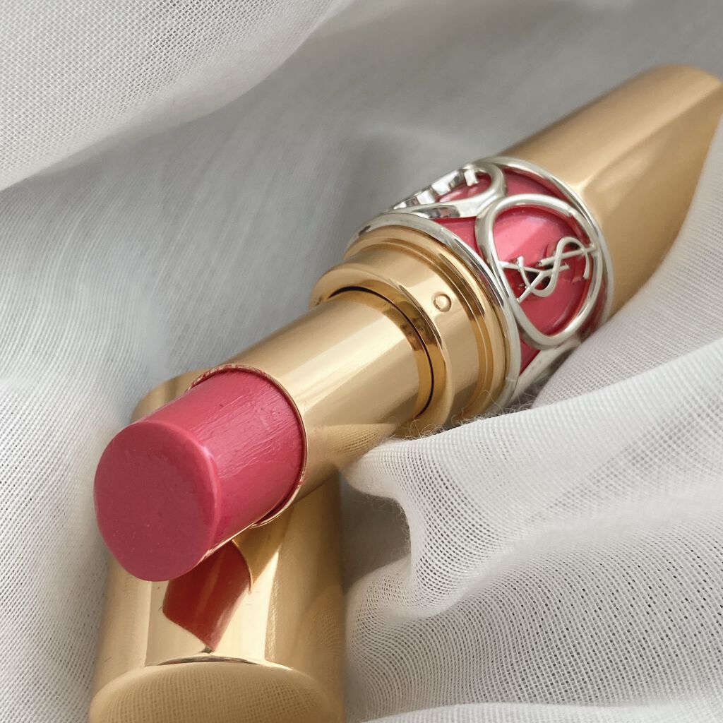 ルージュ ヴォリュプテ シャイン/YVES SAINT LAURENT BEAUTE/口紅を使ったクチコミ(2枚目)