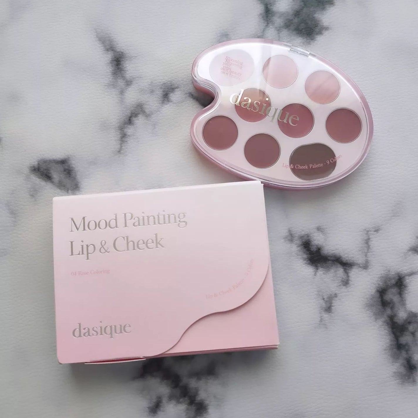 ムードペインティングリップアンドチークパレット/dasique/マルチパレットを使ったクチコミ(3枚目)